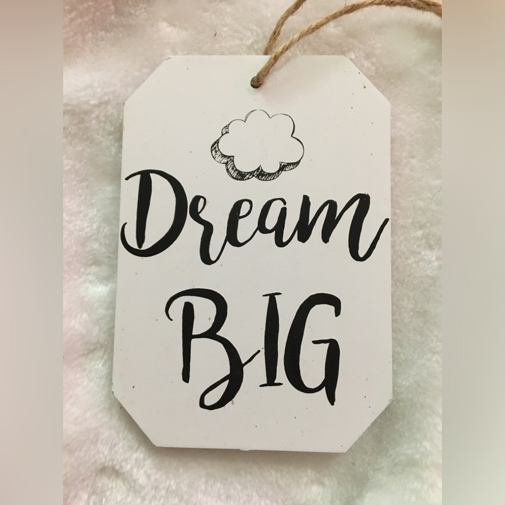 Dream Big Decorative Sign